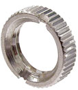 NEUTRIK NRJ-NUT-MK Nickel plated metal ring nut, knurled