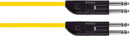 SWITCHCRAFT BANTAM STEREO PATCHCORD 600mm Yellow
