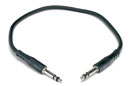 REAN B-GAUGE PATCHCORD Moulded plugs, 300mm Black