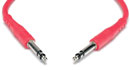 REAN B-GAUGE PATCHCORD Moulded plugs, 450mm Red