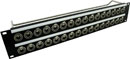 CANFORD XLR TERMINATION PANEL 2U 2x16 Neutrik XLRF, black