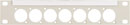 CANFORD UNIVERSELLES ANSCHLUSSFELD-KIT Halbe Rackbreite, 1HE 1x7, grau