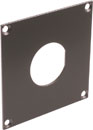 CANFORD UNIVERSELLE MODULARE ANSCHLUSSPLATTE 1x Fischer Triax 1051 DS/DSR Stecker, dunkelgrau