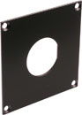CANFORD UNIVERSELLE MODULARE ANSCHLUSSPLATTE 1x Fischer Triax 1051 DS/DSR Stecker, schwarz