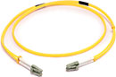 LC-LC SM DUPLEX OS2 9/125 Fibre patch cable 0.5m, yellow