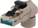 TUK PGS45 RJ45 FIELD TERMINATION PLUG, Cat6A, shielded, 8 direction cable entry