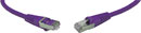 CAT6A SCREENED PATCHCORD RJ45-RJ45-0.5m, violet