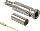 COAX CONNS 67-005-B66-EF1 MICRO BNC 12G UHD Male cable, crimp, Belden 1855A