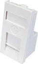 CANFORD AV MODULE Economy, RJ45 CAT6 connector, half module, white