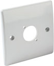 CANFORD P1 CONNECTOR PLATE 1-gang, 1 mounting hole, plastic