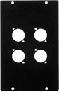 CANFORD STAGE/WALLBOX Top plate, 4 holes for type A, no numbering