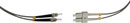 SC-ST MM DUPLEX OM1 62.5/125 Fibre patch cable 1.0m, grey