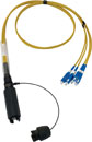 CANFORD FIBRECO HMA Junior cable connector, 4-channel, SM, with SC fibre terminated tails,500mm
