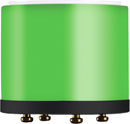 YELLOWTEC YT9902 LITT 50/35 GREEN LED COLOUR SEGMENT 51mm diameter, 35mm height, black/green,