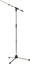 K&M 210/8 BOOM STAND Long folding legs, 925-1630mm, two-piece 425-725mm boom, die-cast base, chrome