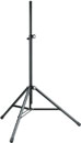 K&M 214/6 LOUDSPEAKER STAND Floor, lightweight, folding legs, up to 50kg, 1375-2185mm, black