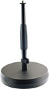 K&M 23325 TABLE/FLOOR STAND Round cast-iron base with anti-vibration insert, 217-347mm, black