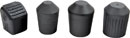 K&M 7-214-0001-55 SPARE RUBBER FOOT SET (one each of 25mm, 30mm, 35mm, 25 x 26mm square)