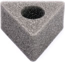CANFORD MICROPHONE FLAG Triangular,spare foam block, 33mm hole