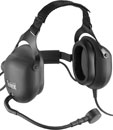 RTS TELEX PH-16 HEADSET Ear defending, 150 ohms, with 150 ohms mic, straight cable, XLR 4-pin female