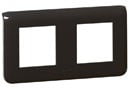 LEGRAND EU-CP2B COVER PLATE Dual gang, black