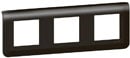 LEGRAND EU-CP3B COVER PLATE Triple gang, black