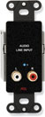 RDL DB-TPS2A AUDIO SENDER Active, stereo RCA line input, Format-A RJ45 I/O, black