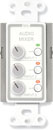 RDL D-RC3M REMOTE AUDIO MIXER 3 channel, with muting, RJ45 control port, white