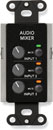 RDL DB-RC3M REMOTE AUDIO MIXER 3 channel, with muting, RJ45 control port, black