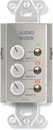RDL DS-RC3M REMOTE AUDIO MIXER 3 channel, with muting, RJ45 control port, stainless steel