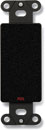 RDL DB-BLANK COVER PLATE No cut out, black