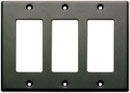 RDL CP-3B COVER PLATE Triple, for SMB-3/DC-3, black