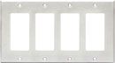 RDL CP-4S COVER PLATE Quad, for SMB-4/DC-4, stainless steel