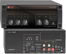 RDL HD-MA35 MIXER AMPLIFIER 35W, 4/8 Ohm, 3-channel, 2x dual RCA (phono), 1x terminal