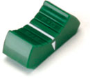 PENNY AND GILES PG11 FADER KNOB 11mm wide, for 18.6x1.7mm arm, green