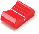 PENNY AND GILES PG16 FADER KNOB 16mm wide, for 18.6x1.7mm arm, red