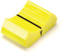 PENNY AND GILES PG16 FADER KNOB 16mm wide, for 18.6x1.7mm arm, yellow