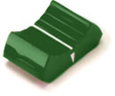 PENNY AND GILES PG16 FADER KNOB 16mm wide, for 18.6x1.7mm arm, green