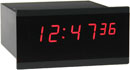 WHARTON 4010E.02.R.FP.UK CLOCK 20mm red characters, flush panel mount, mains powered