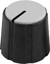 SIFAM S150-250 COLLET KNOB 15.5mm diameter, 0.25 inch shaft, black