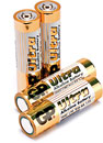 GP 15AU BATTERY, AA size, alkaline, Ultra series (pack of 4)