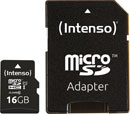INTENSO SDC-3423470 PREMIUM 16GB micro SD memory card and adapter, UHS-1