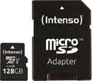 INTENSO SDC-3423491 PREMIUM 128GB micro SD memory card and adapter, UHS-1