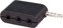 RODE SC6 ADAPTOR I/O, 2x 3.5mm TRRS jack inputs, 1x 3.5mm TRS jack output, 3.5mm TRRS jack plug