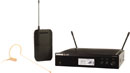 SHURE BLX14R/MX53 RADIOMIC SYSTEM Earworn, MX153 mic, rackmount receiver, 606-630MHz (K3E)