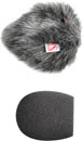 RYCOTE 055202 MICROPHONE WINDSHIELD Foam, with Windjammer, 24-25mm hole, 50mm l song, for shotgun mic