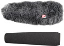 RYCOTE 055208 SGM FOAM WINDSHIELD With Windjammer, 19-22mm hole, 180mm long, for shotgun mic