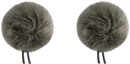 BUBBLEBEE TWIN WINDBUBBLES WINDSHIELD Furry, lav, size 1, 28mm opening, twin pack, grey