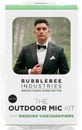 BUBBLEBEE GROOM OUTDOOR MIC KIT For wedding videographer, black
