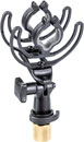 RYCOTE 041106 INV-6 MICROPHONE SUSPENSION 25mm bar, 70mm black lyres, 2x19-25mm5mm, stat, static/boom